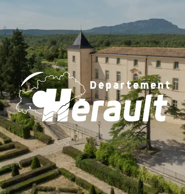 Image Logo Département Hérault Région Occitanie